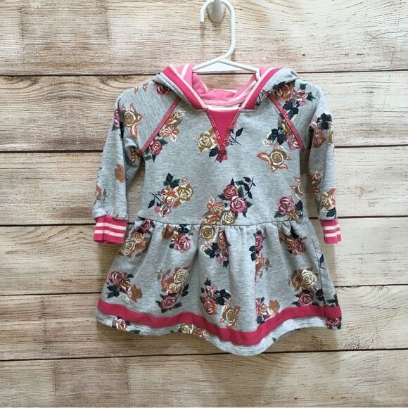 MATILDA‎ JANE SO RELAXED FLORAL PRINT HOODED DRESS - Picture 3 of 5